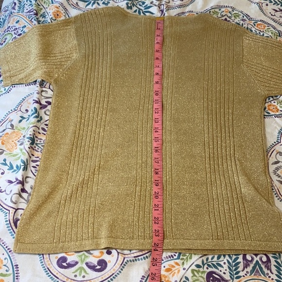 Wasserman • Vintage Gold Shiny Blouse - Picture 8 of 10
